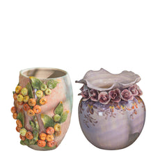 Bat Trang Handcrafted Ceramic Flower Vase 112