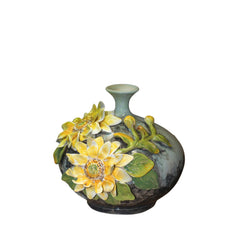 Bat Trang Handcrafted Ceramic Flower Vase 115