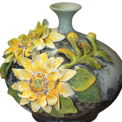 Bat Trang Handcrafted Ceramic Flower Vase 115