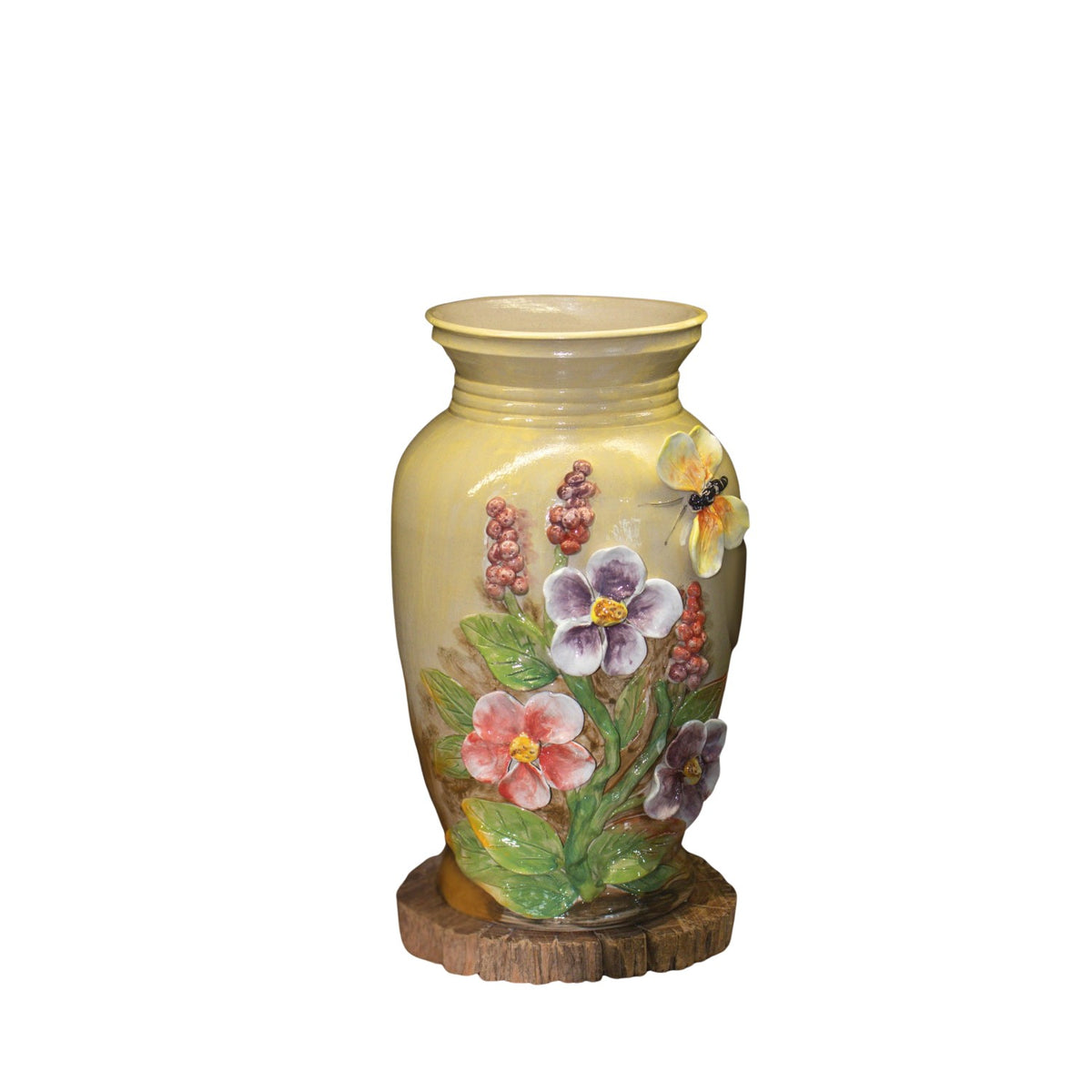 Bat Trang Handcrafted Ceramic Flower Vase 114