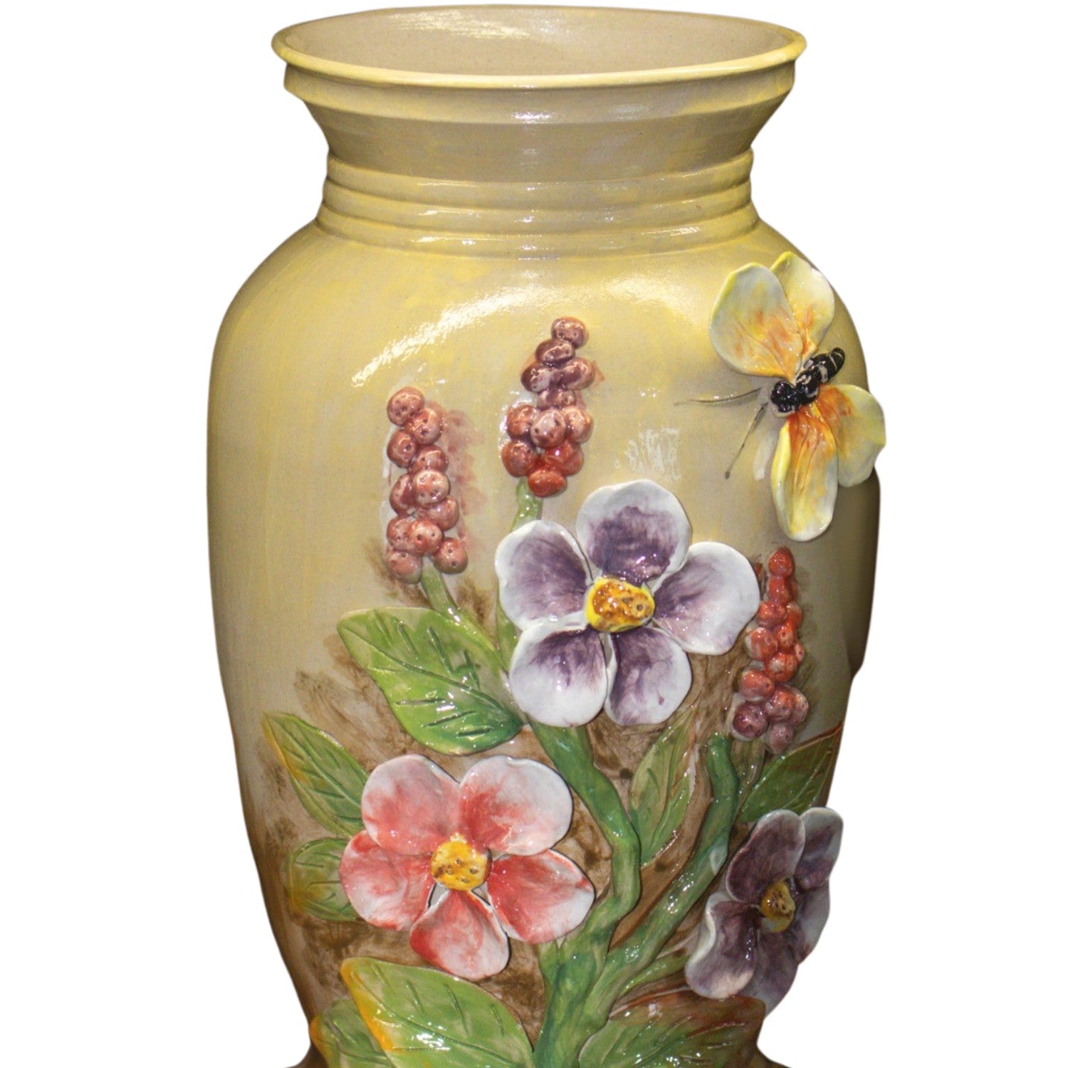 Bat Trang Handcrafted Ceramic Flower Vase 114