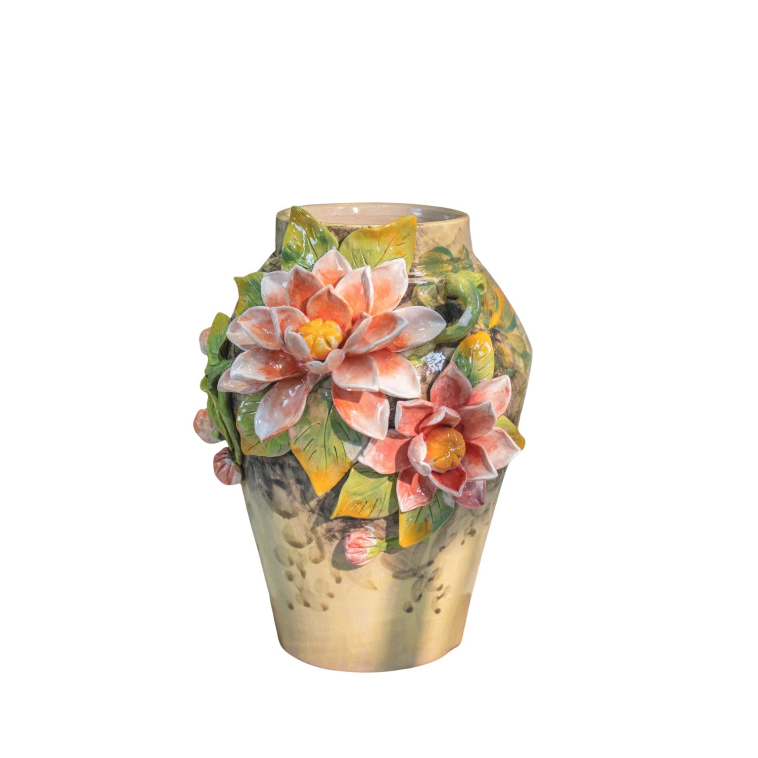 Bat Trang Handcrafted Ceramic Flower Vase 118