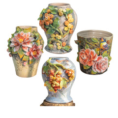 Bat Trang Handcrafted Ceramic Flower Vase 118