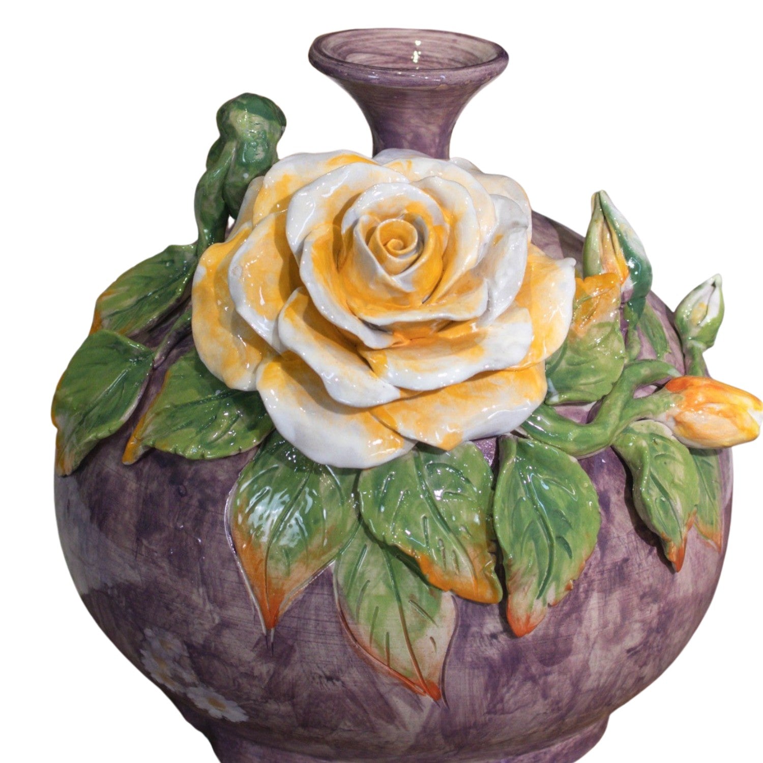 Bat Trang Handcrafted Ceramic Flower Vase 126