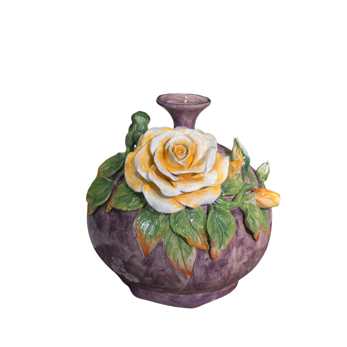 Bat Trang Handcrafted Ceramic Flower Vase 126