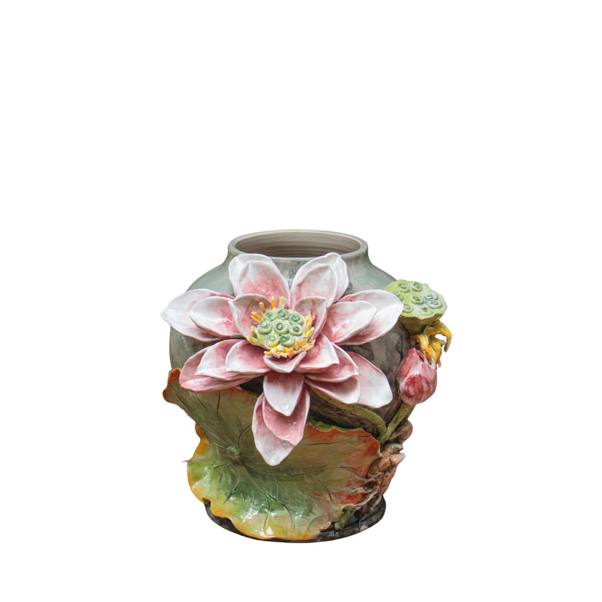 Bat Trang Handcrafted Ceramic Flower Vase 127