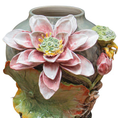 Bat Trang Handcrafted Ceramic Flower Vase 127