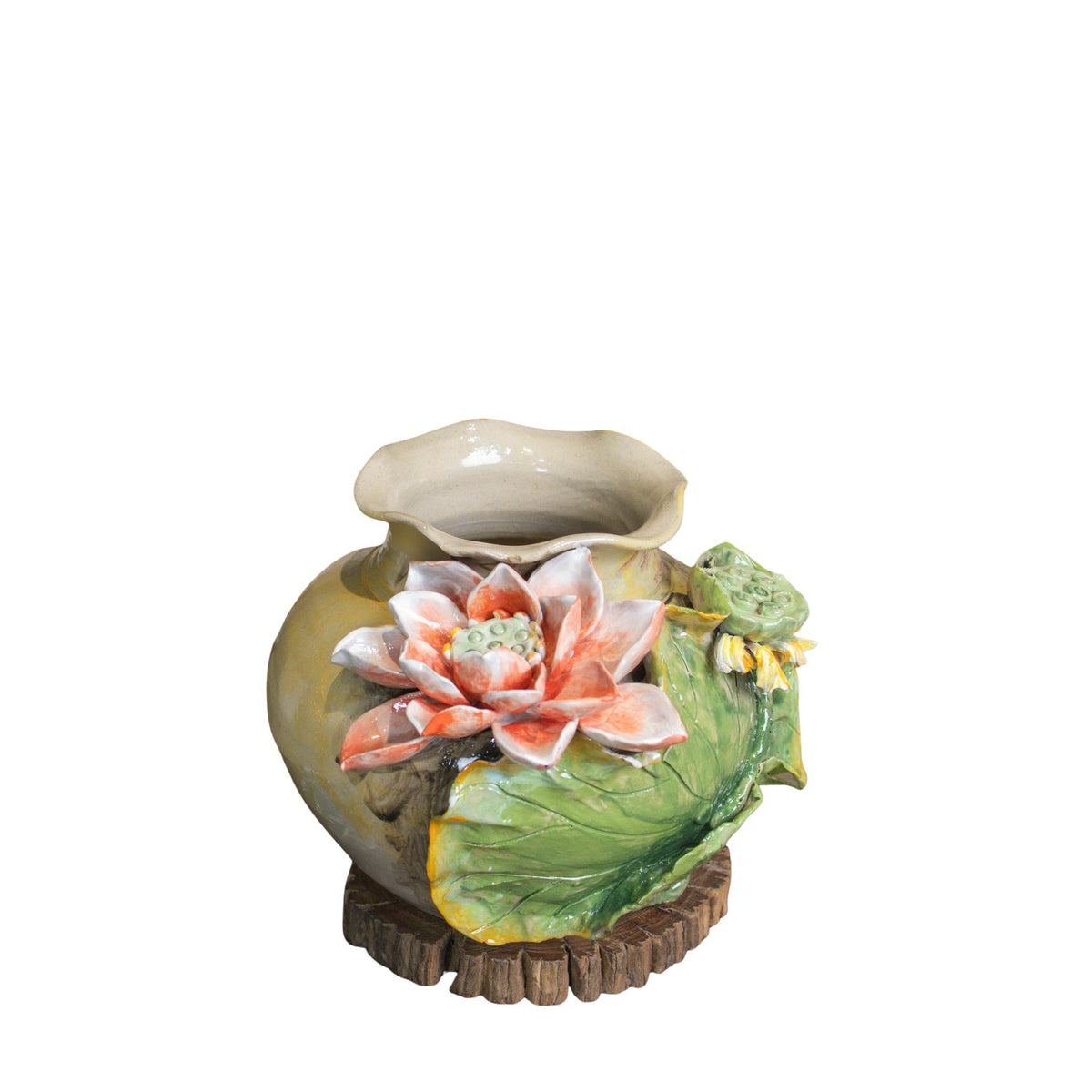 Bat Trang Handcrafted Ceramic Flower Vase 130