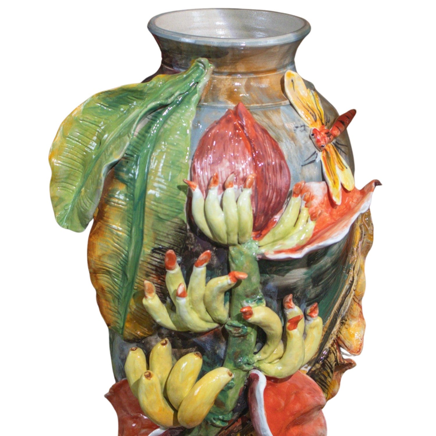 Bat Trang Handcrafted Ceramic Flower Vase 133