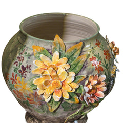 Bat Trang Handcrafted Ceramic Flower Vase 139