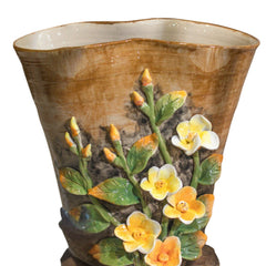 Bat Trang Handcrafted Ceramic Flower Vase 145