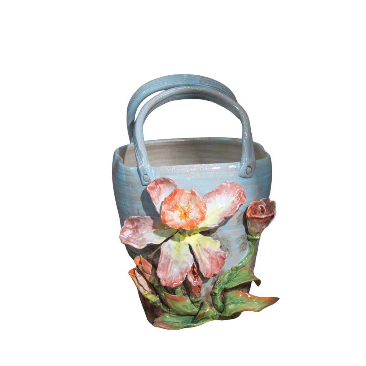 Bat Trang Handcrafted Ceramic Flower Vase 147