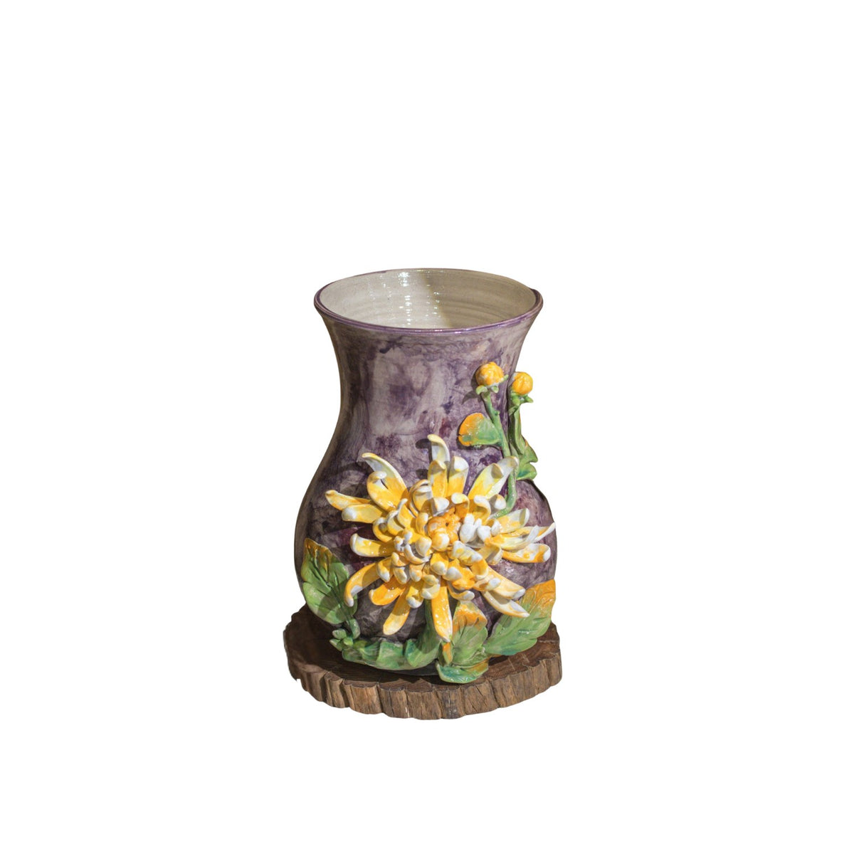 Bat Trang Handcrafted Ceramic Flower Vase 142