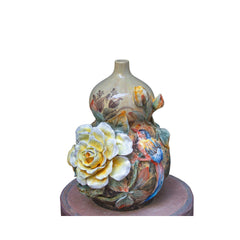 Bat Trang Handcrafted Ceramic Flower Vase 148
