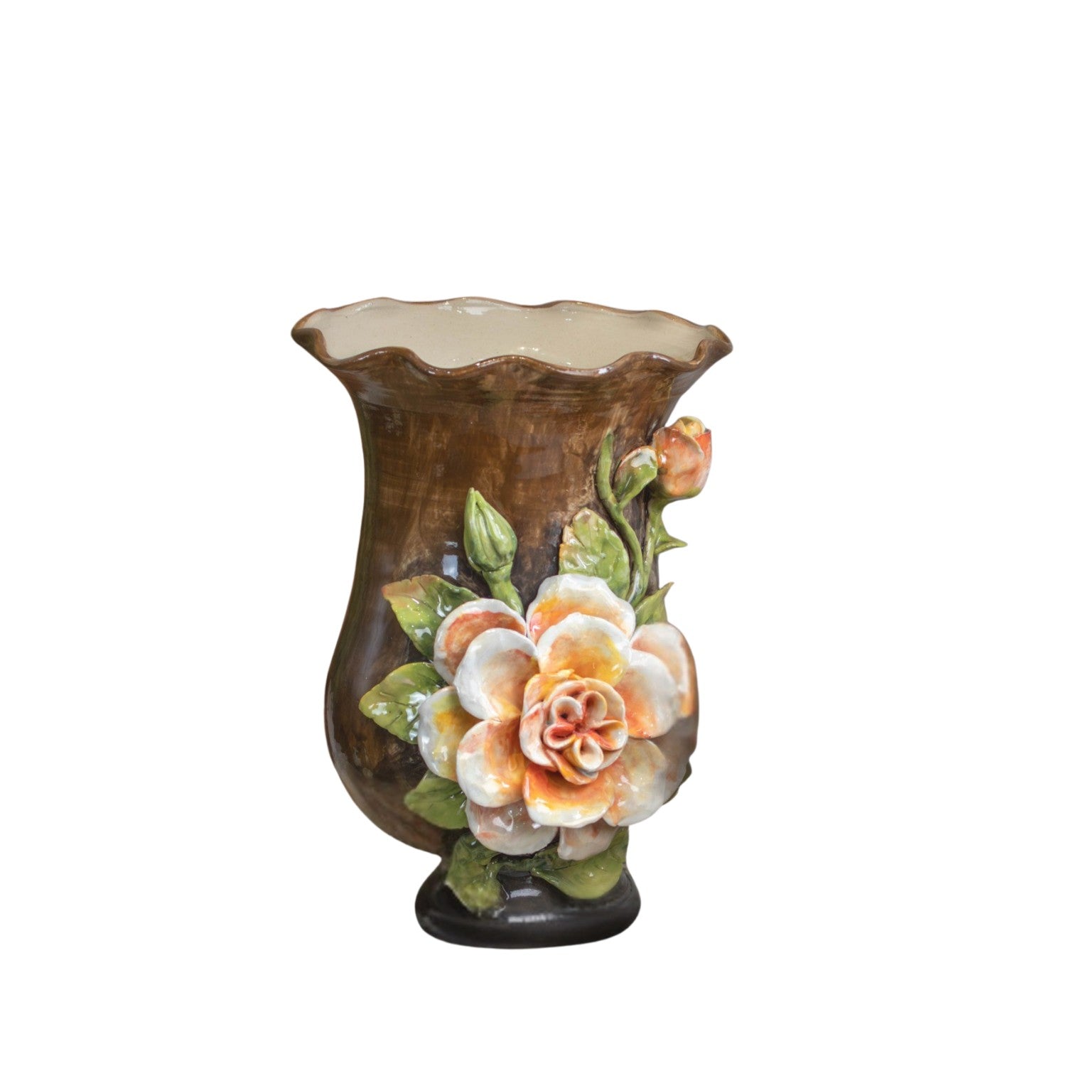 Bat Trang Handcrafted Ceramic Flower Vase 154