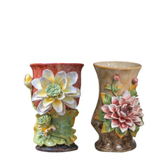 Bat Trang Handcrafted Ceramic Flower Vase 152