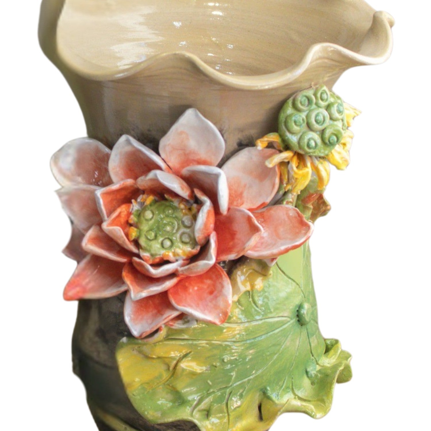 Bat Trang Handcrafted Ceramic Flower Vase 149