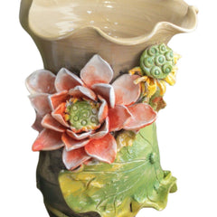 Bat Trang Handcrafted Ceramic Flower Vase 149