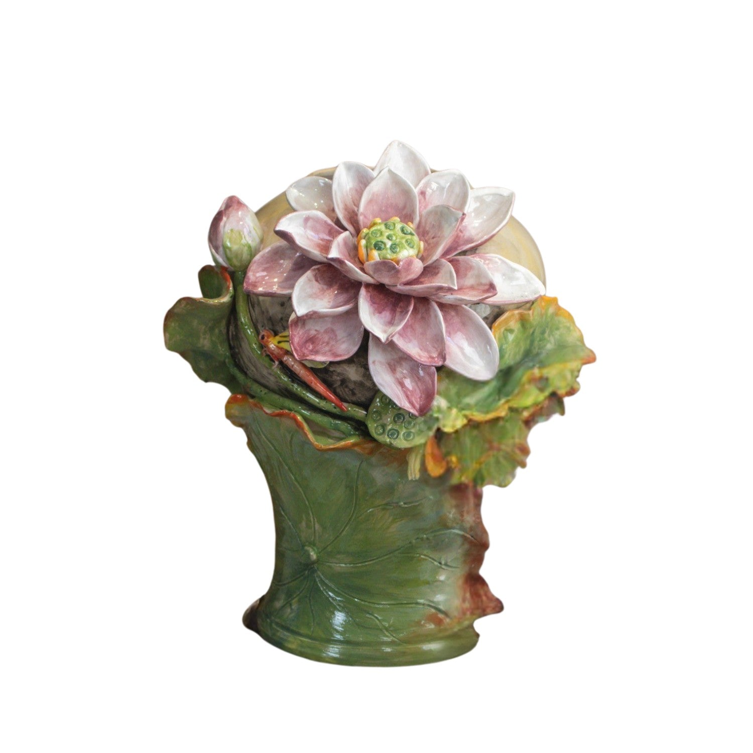 Bat Trang Handcrafted Ceramic Flower Vase 150