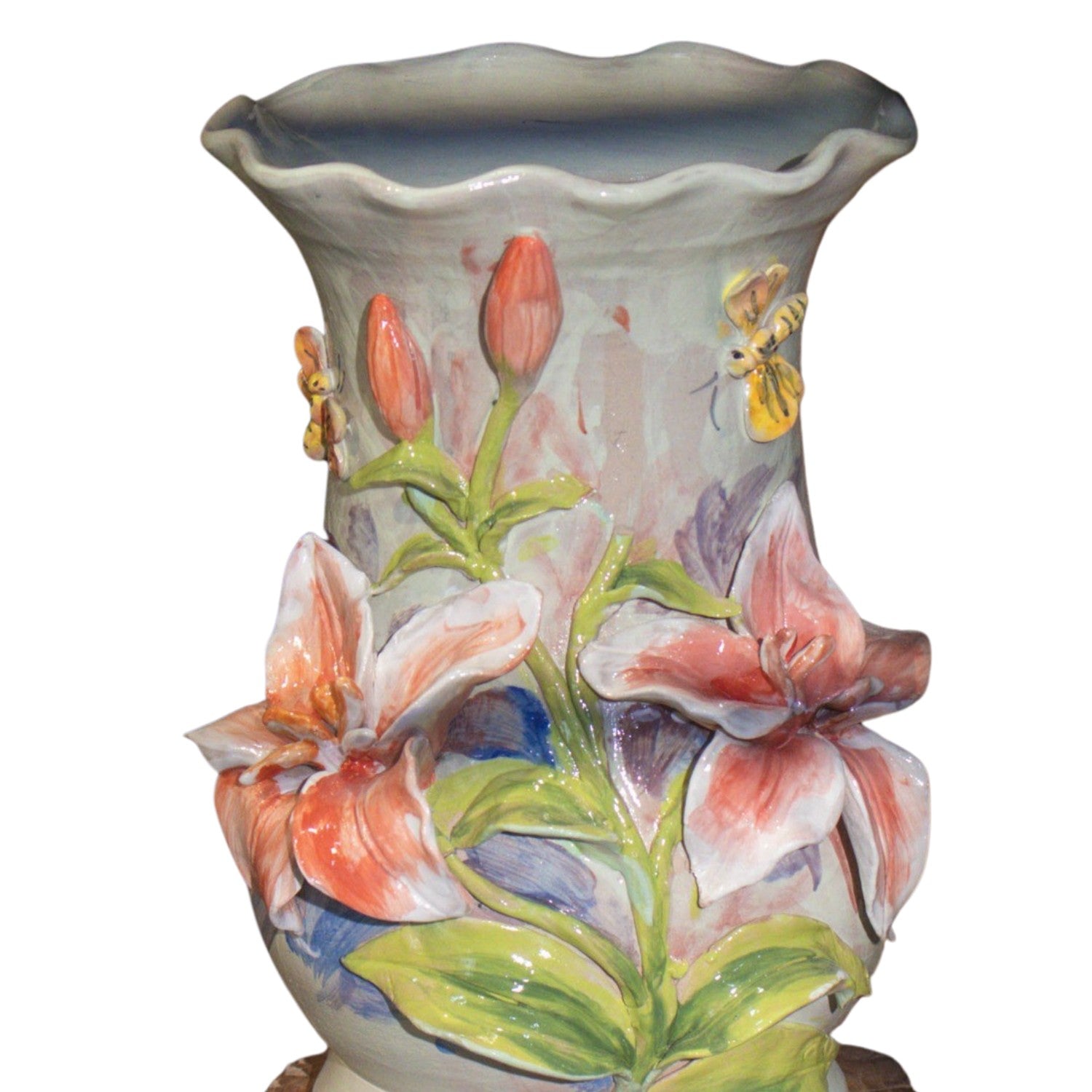 Bat Trang Handcrafted Ceramic Flower Vase 12