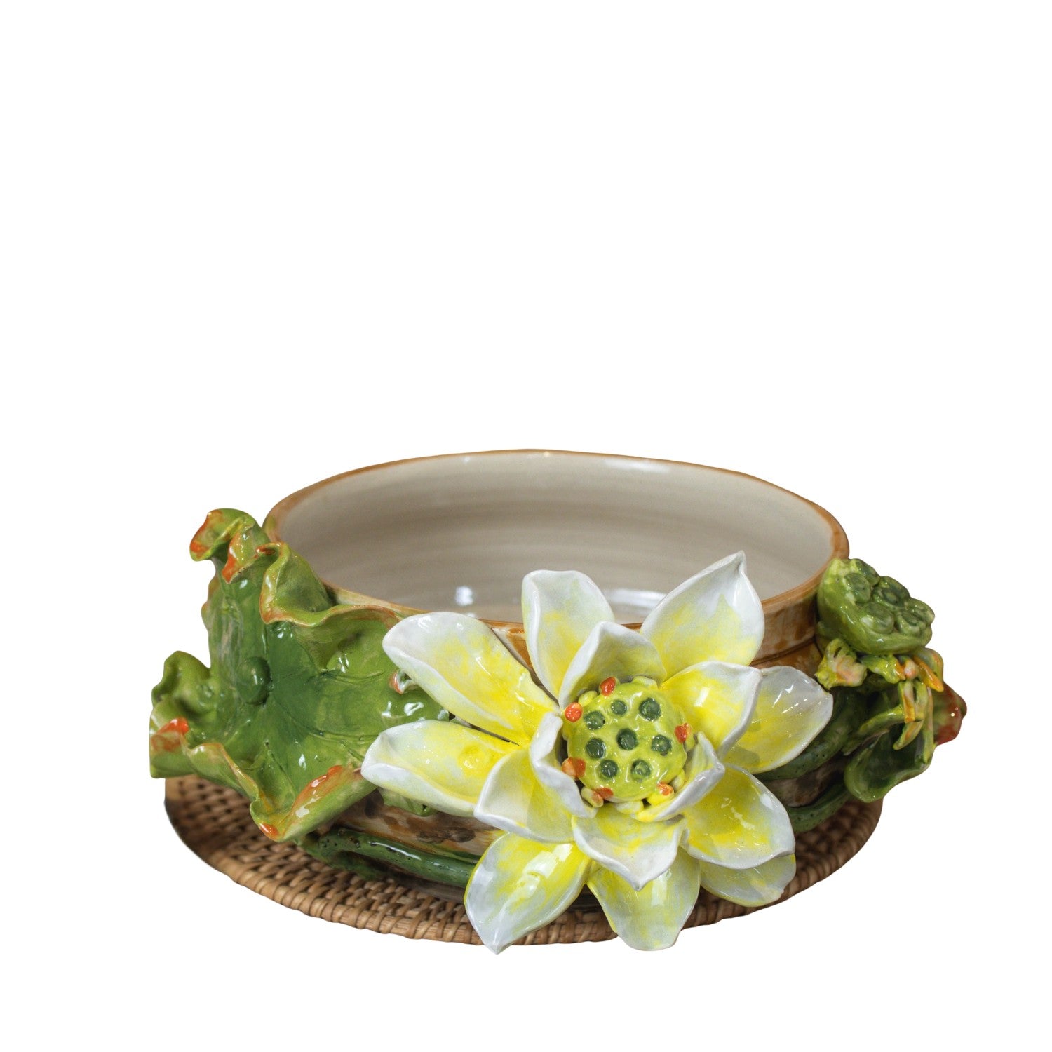 Bat Trang Handcrafted Ceramic Flower Vase 157