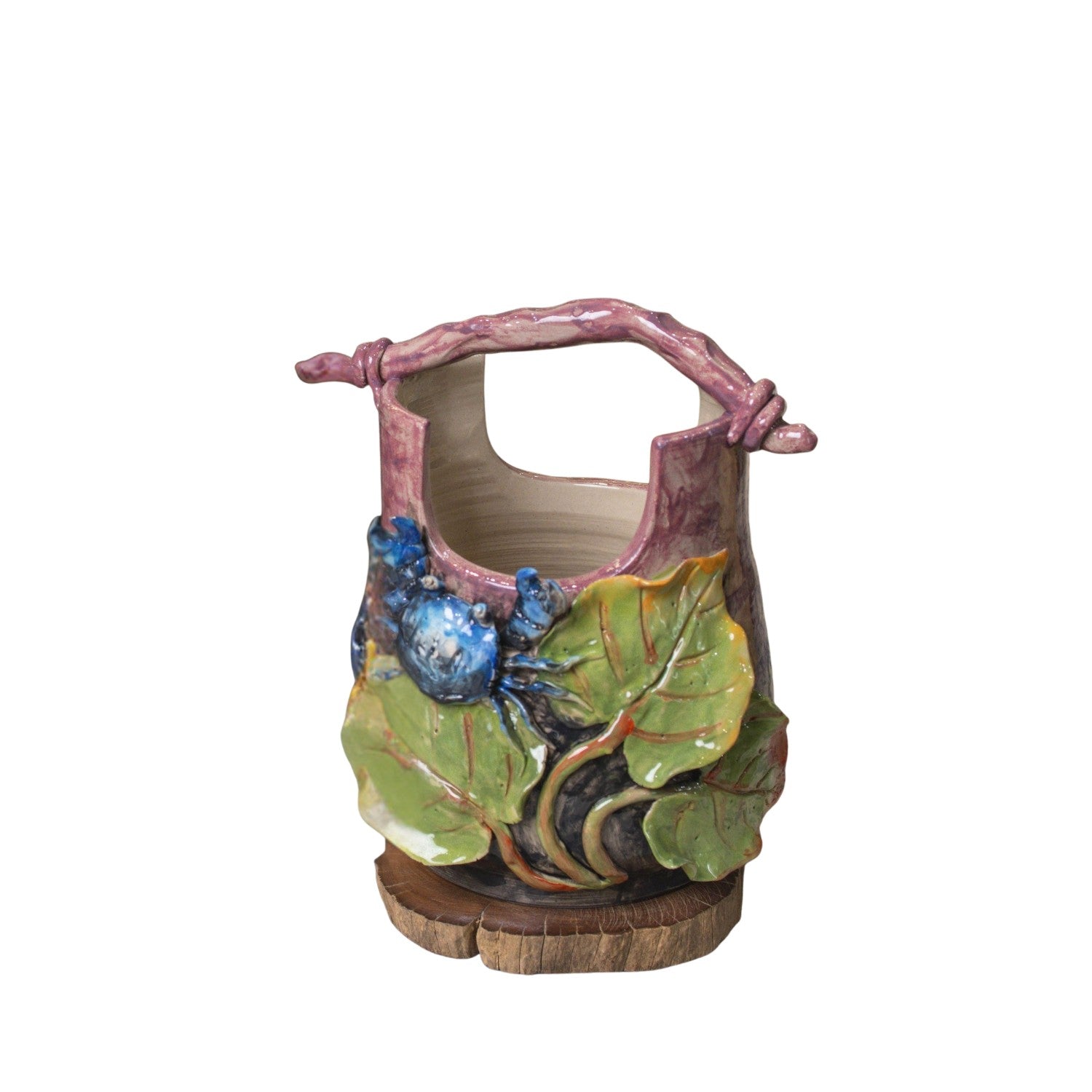 Bat Trang Handcrafted Ceramic Flower Vase 159