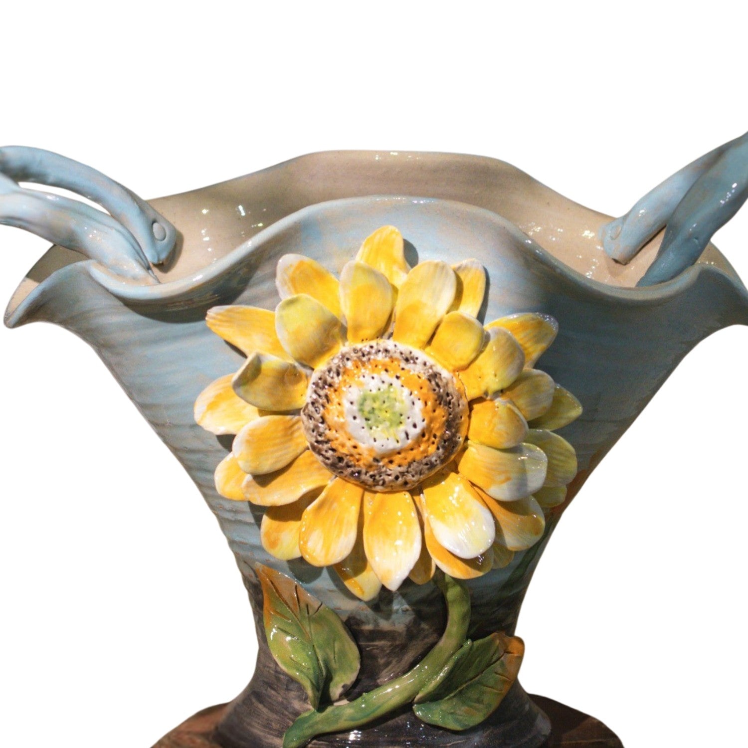 Bat Trang Handcrafted Ceramic Flower Vase 164