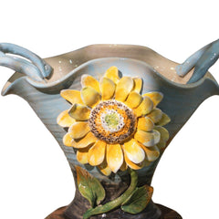 Bat Trang Handcrafted Ceramic Flower Vase 164