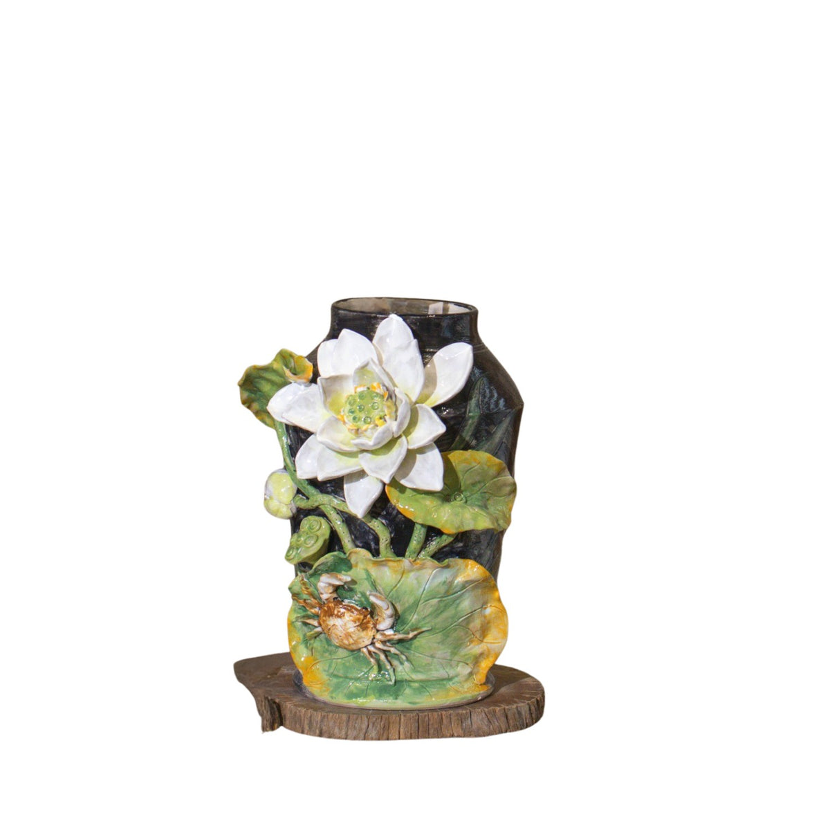 Bat Trang Handcrafted Ceramic Flower Vase 27