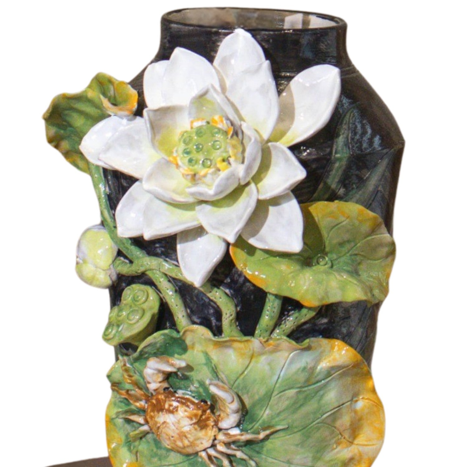 Bat Trang Handcrafted Ceramic Flower Vase 27