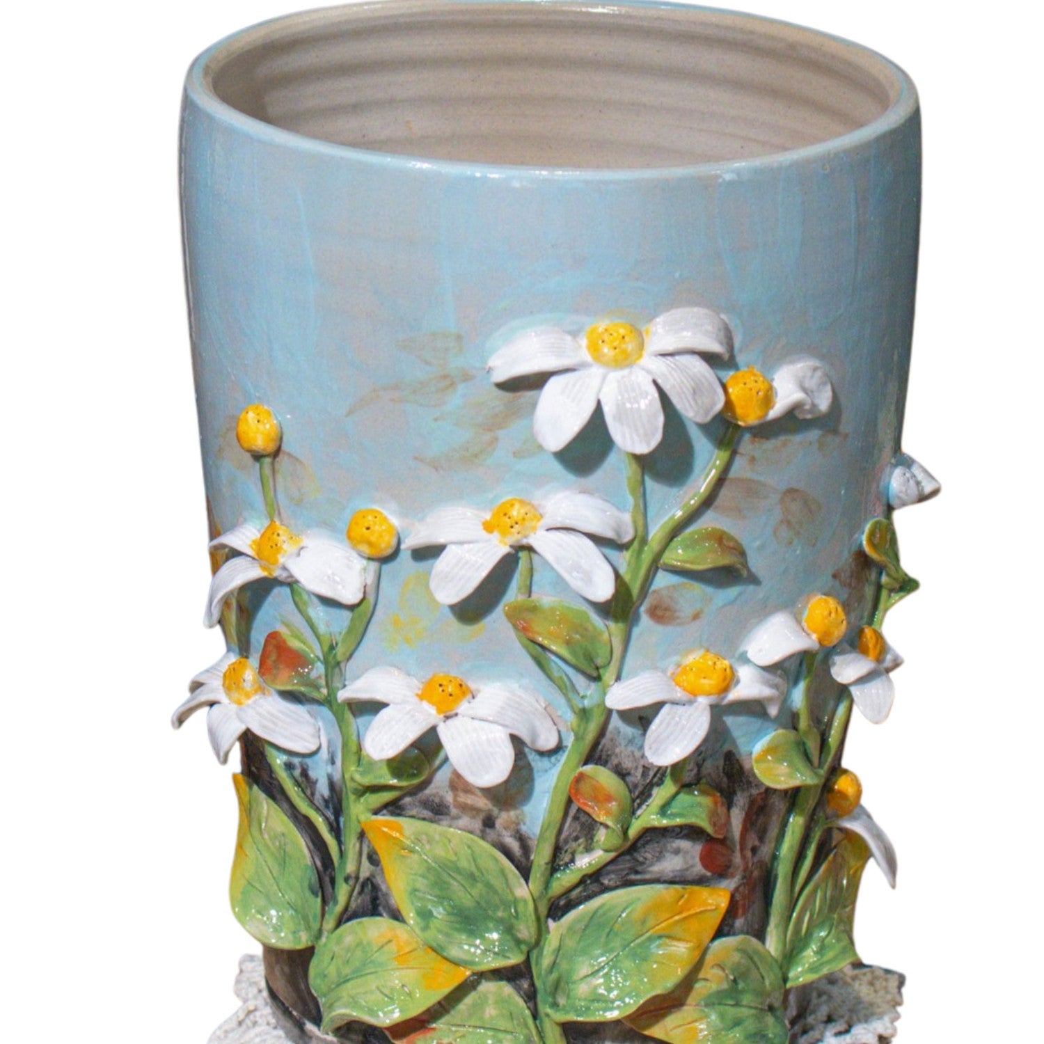 Bat Trang Handcrafted Ceramic Flower Vase 3