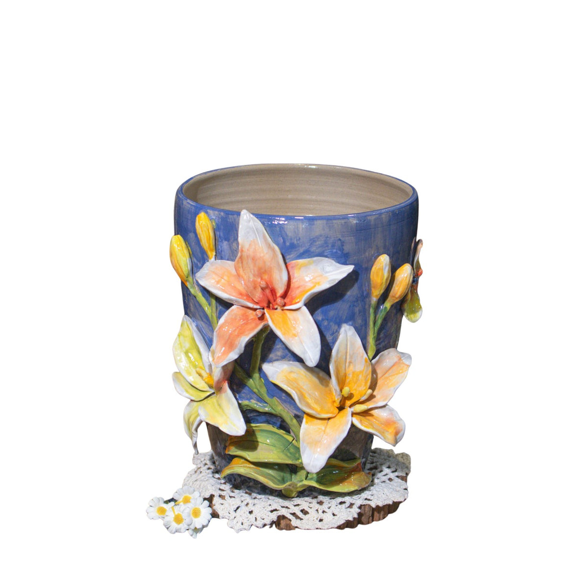 Bat Trang Handcrafted Ceramic Flower Vase 1