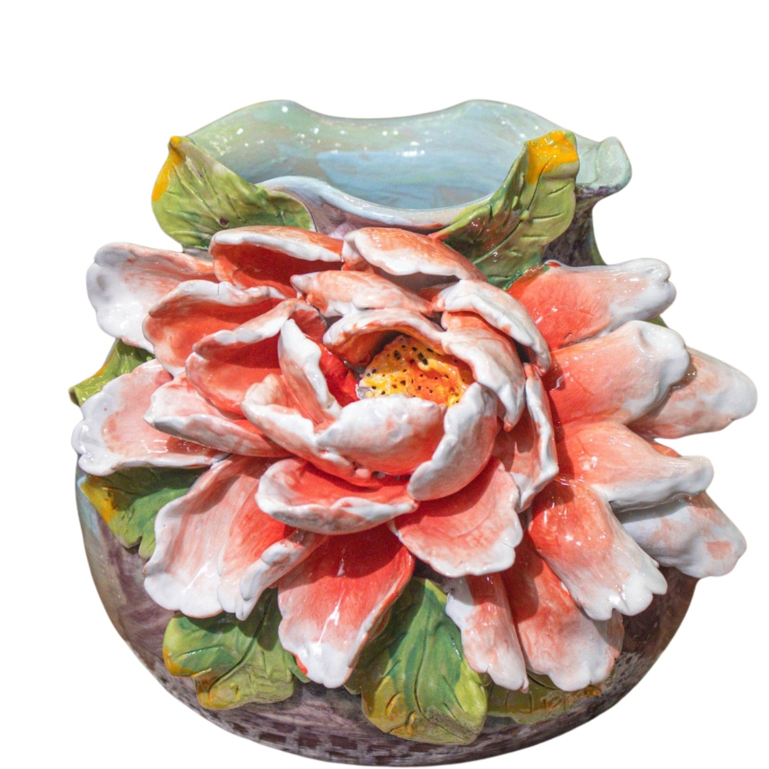 Bat Trang Handcrafted Ceramic Flower Vase 2