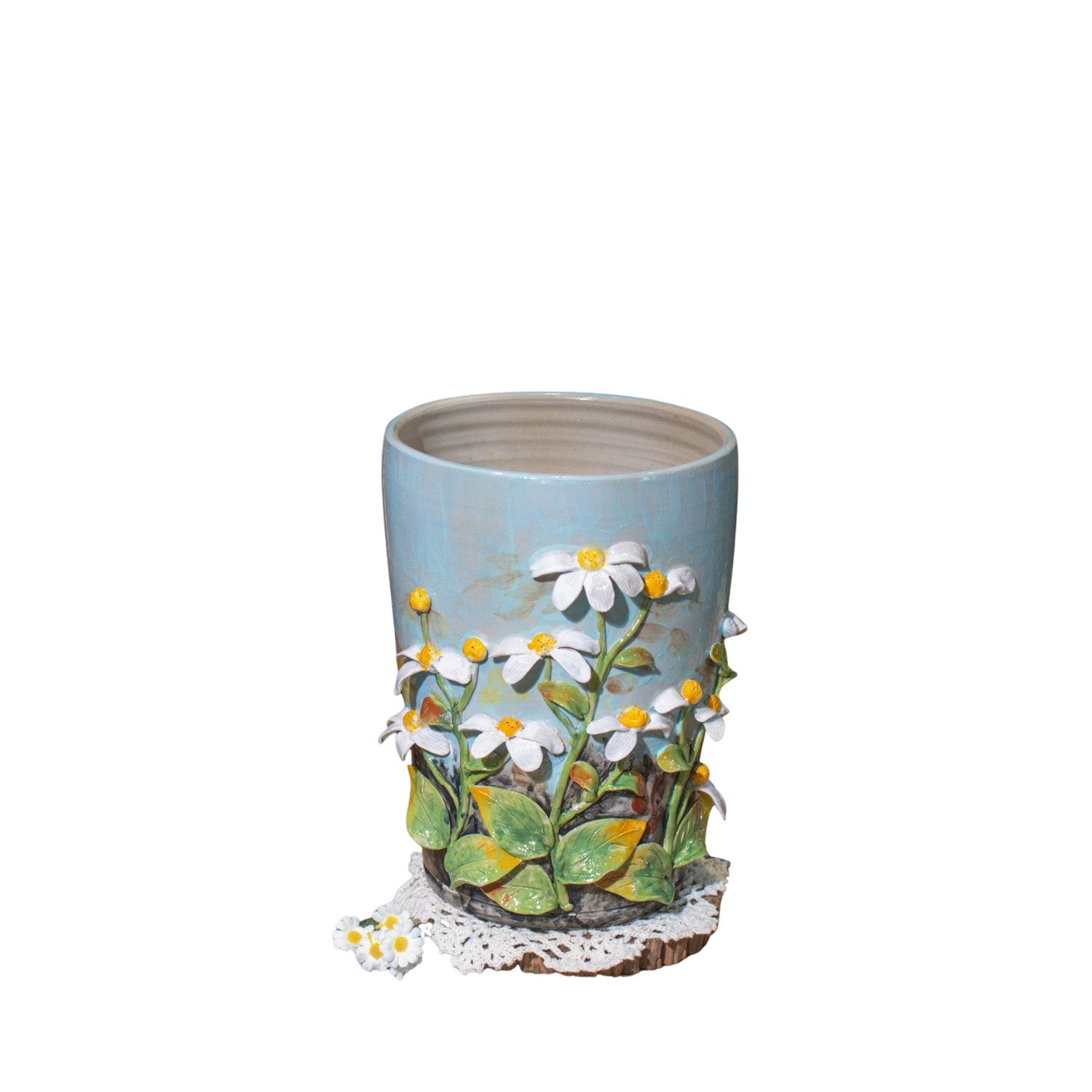 Bat Trang Handcrafted Ceramic Flower Vase 3
