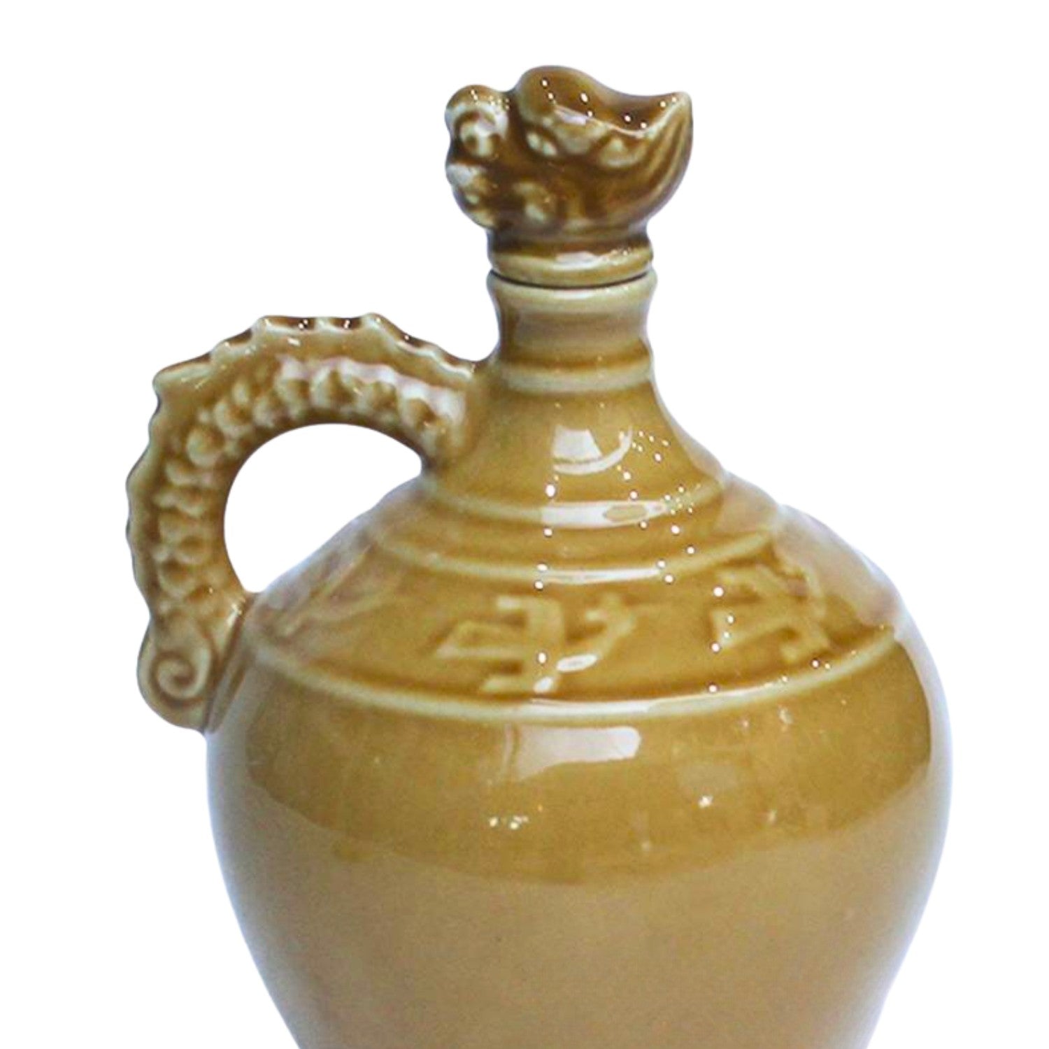 Bat Trang Handcrafted Ceramic Wine Container  03