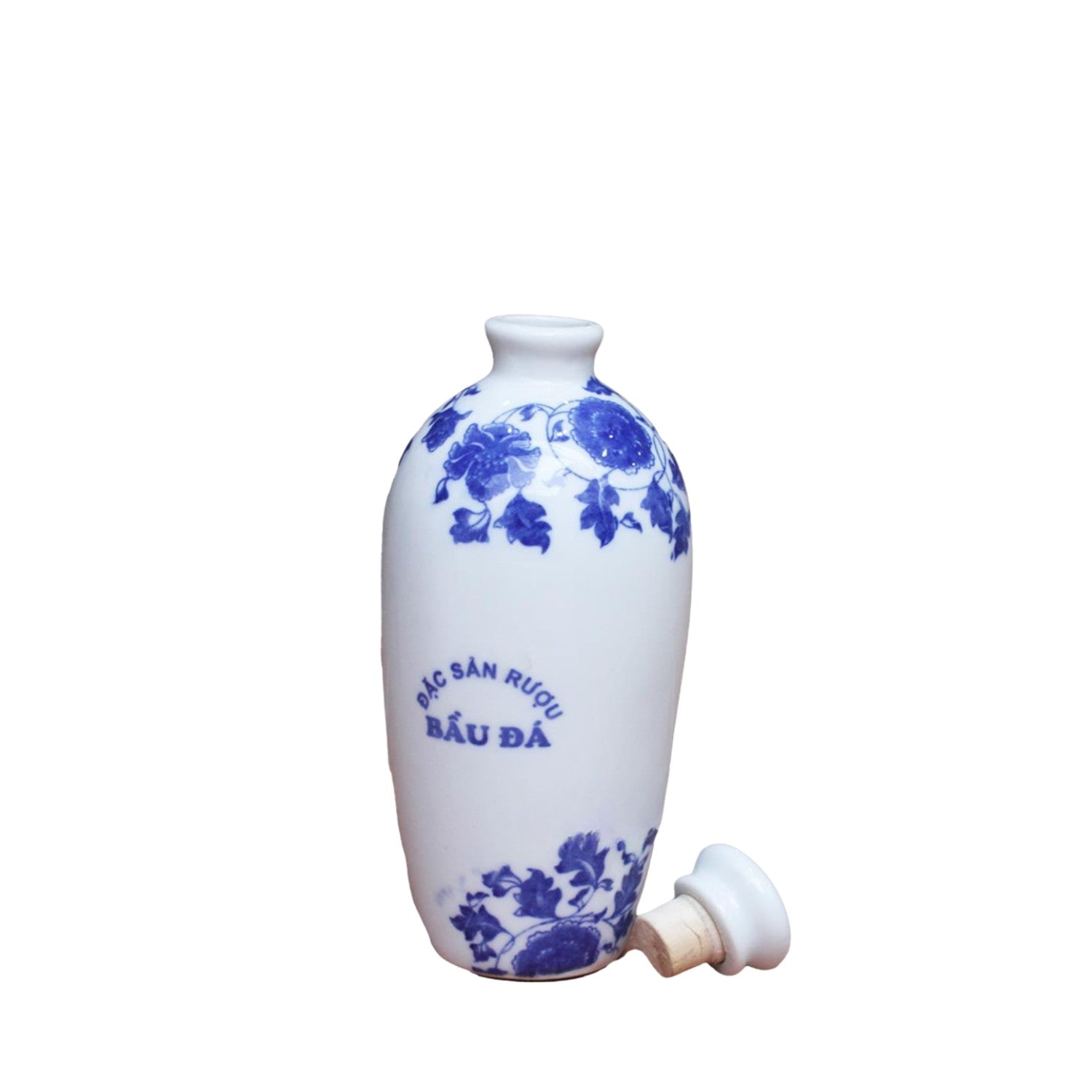 Bat Trang Handcrafted Ceramic Wine Container  05