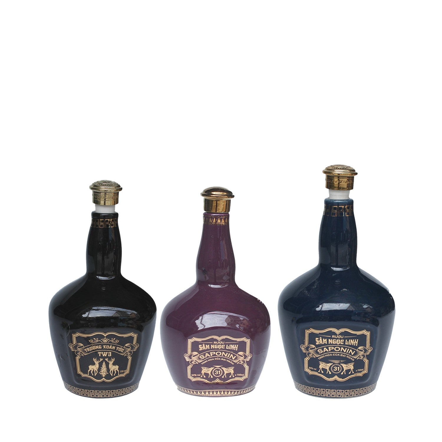 Bat Trang Handcrafted Ceramic Wine Container  09