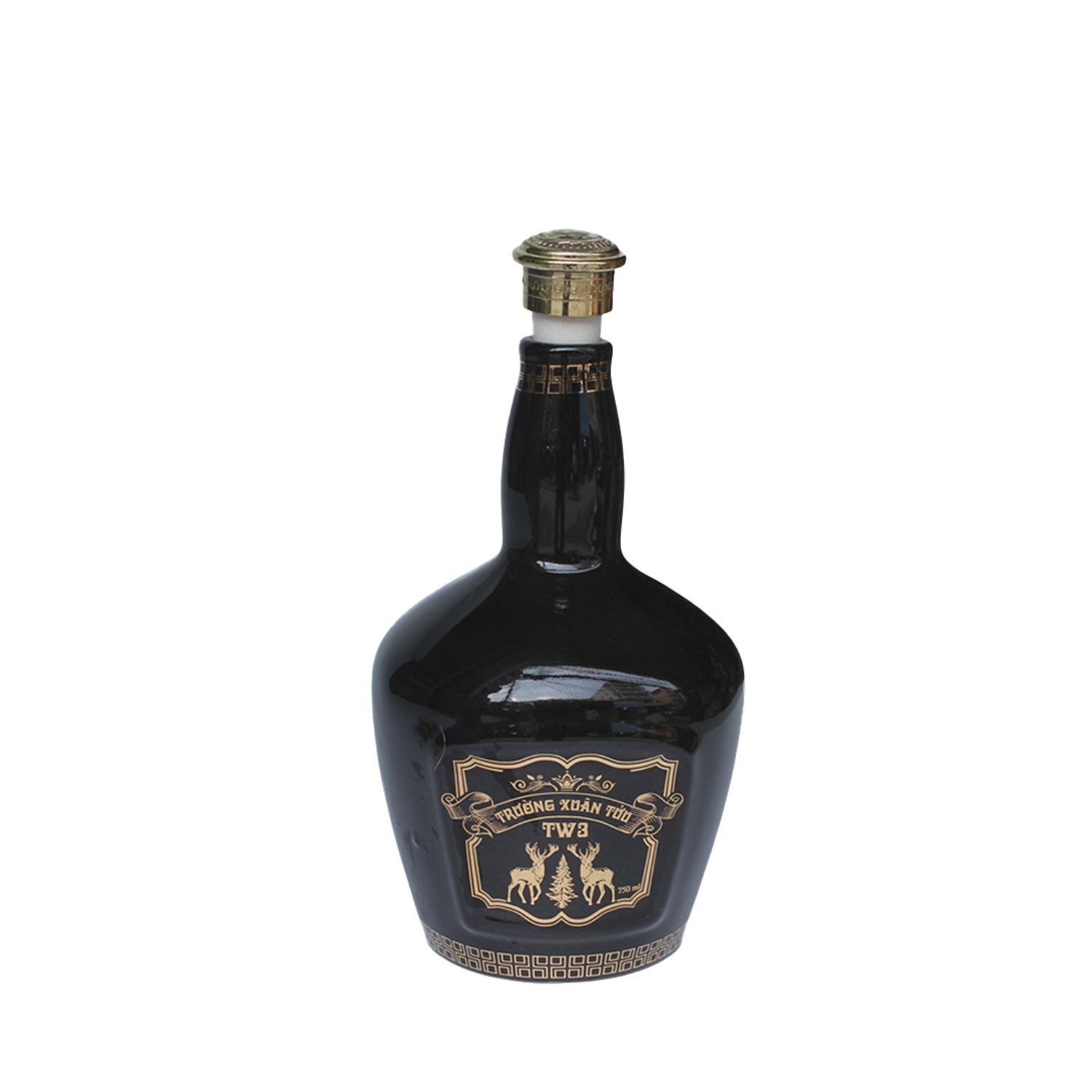 Bat Trang Handcrafted Ceramic Wine Container  09