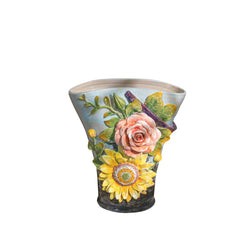 Bat Trang Handcrafted Ceramic Flower Vase 17