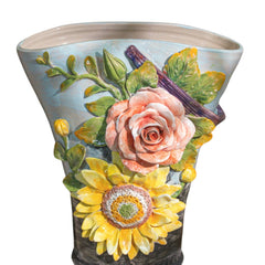 Bat Trang Handcrafted Ceramic Flower Vase 17