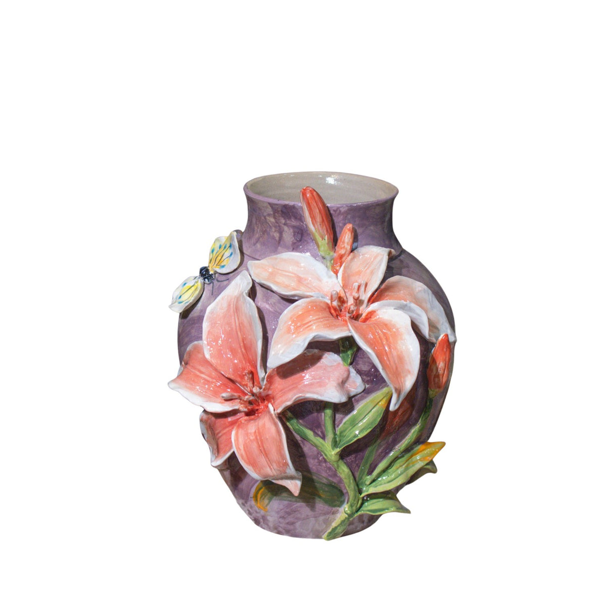 Bat Trang Handcrafted Ceramic Flower Vase 16