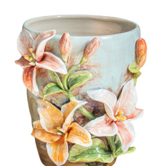 Bat Trang Handcrafted Ceramic Flower Vase 22