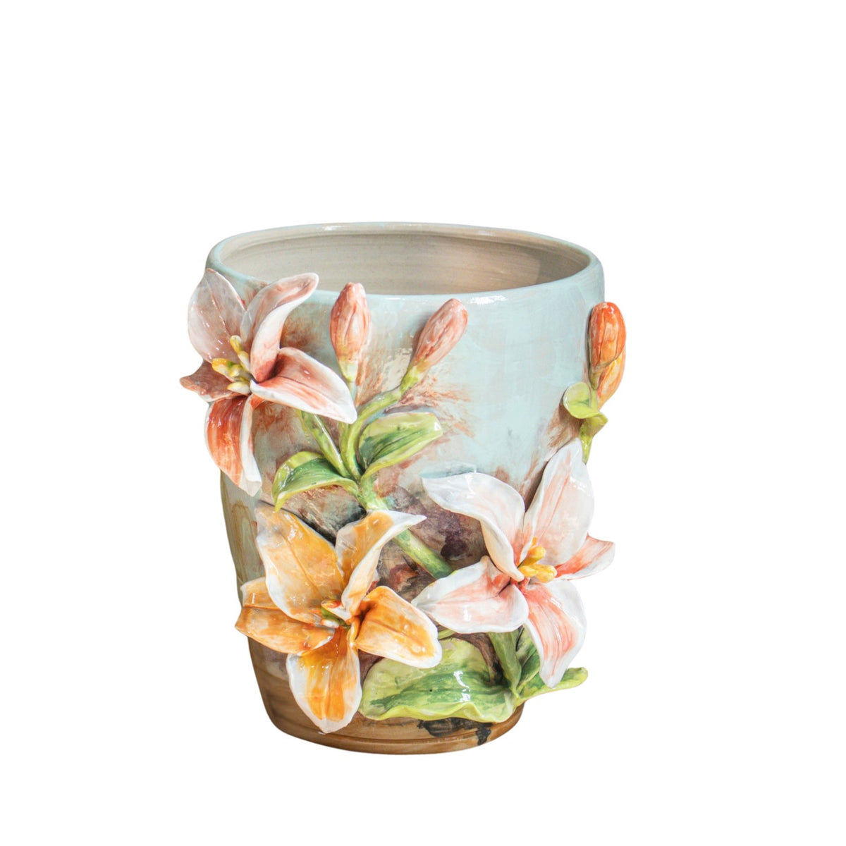 Bat Trang Handcrafted Ceramic Flower Vase 22