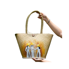 Beach Bag Made Of Sedge