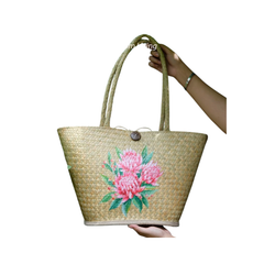 Beach Bag Made Of Sedge