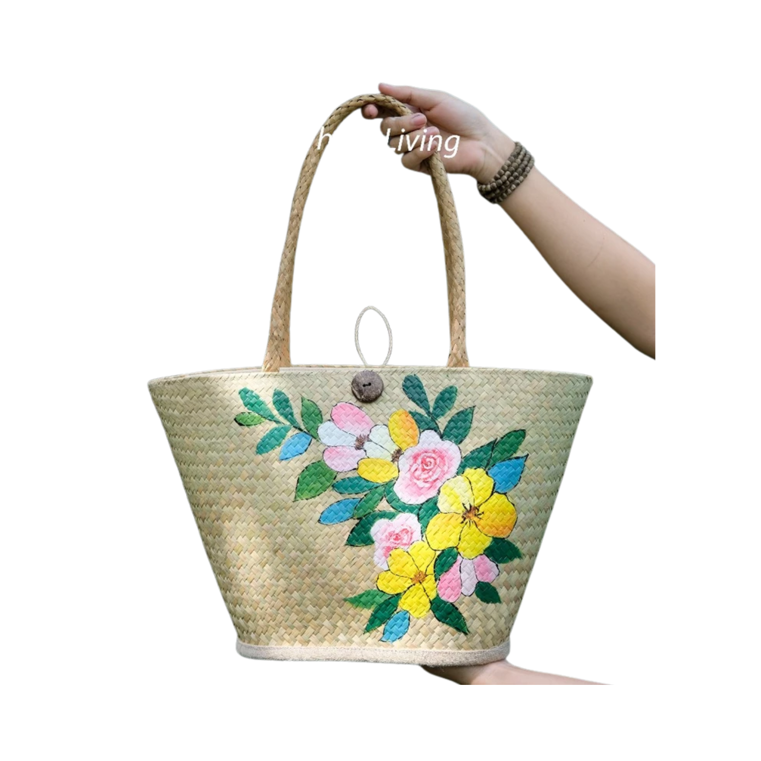 Beach Bag Made Of Sedge