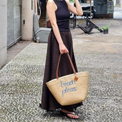 Embroidery Bag  Sedge Fiber