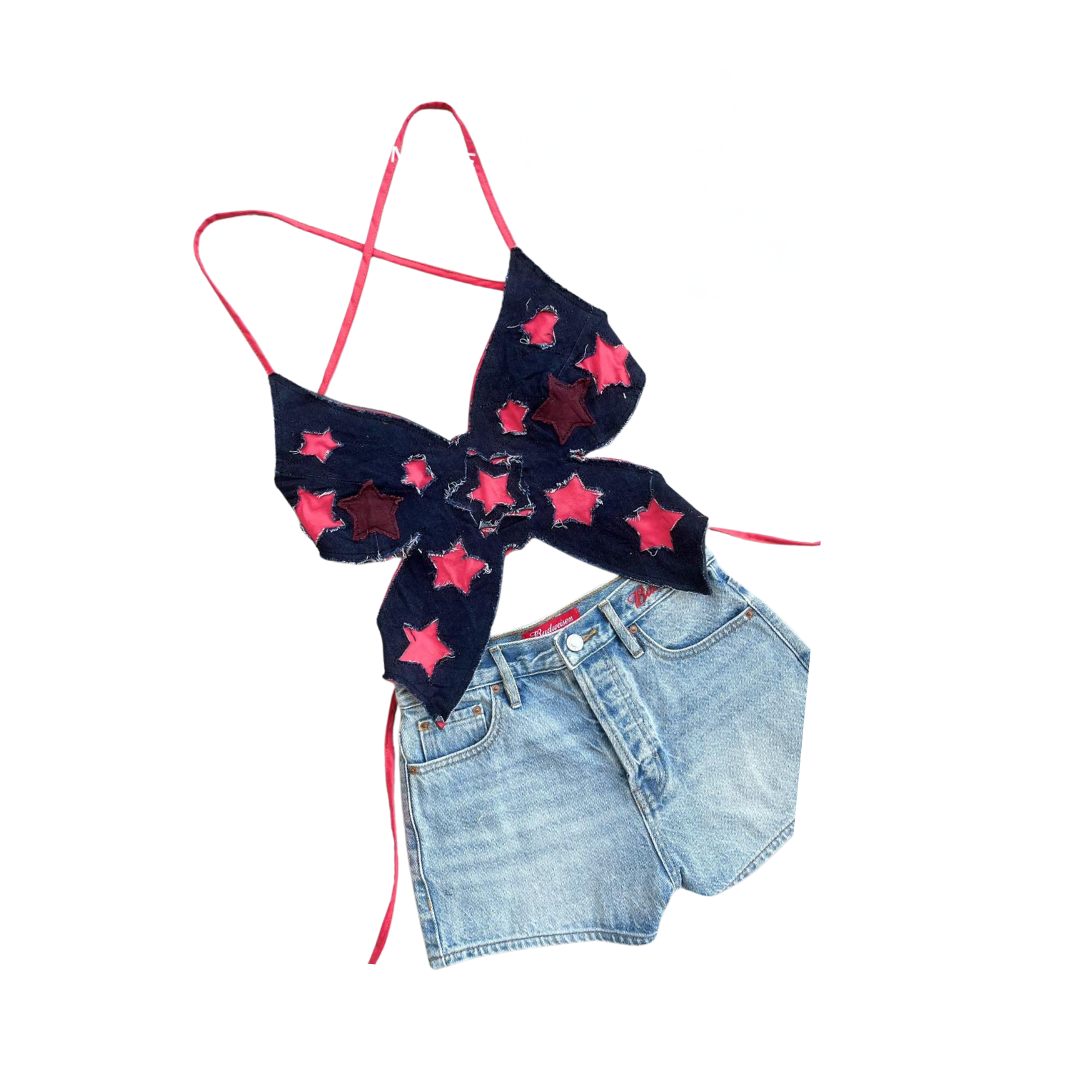 Handmade Upcycled Denim Beach Wear 2