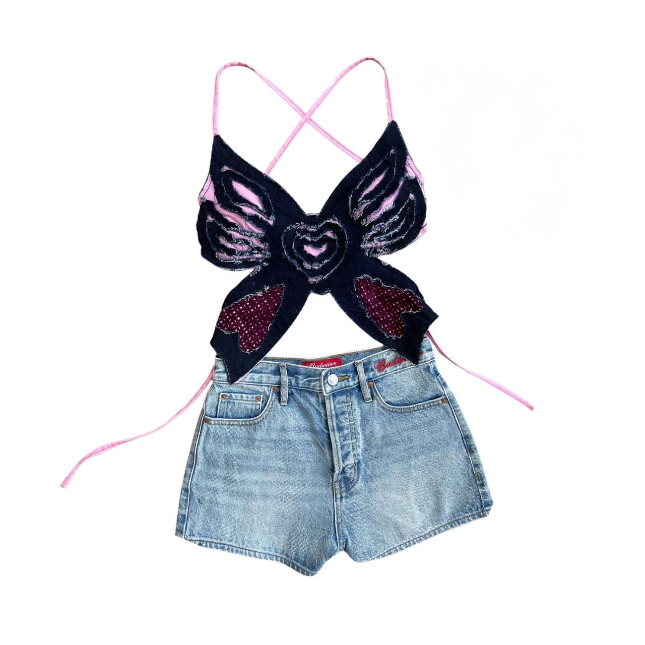 Handmade Upcycled Denim Beach Wear 2