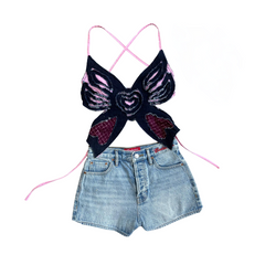 Handmade Upcycled Denim Beach Wear 2